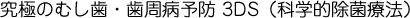 究極のむし歯・歯周病予防 3DS（科学的除菌療法）